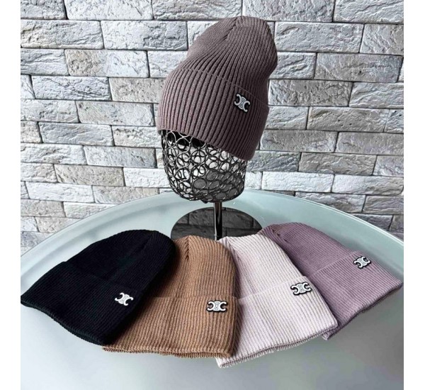 Шапка женская 5 шт (55-57 р) вязка ML903_151066