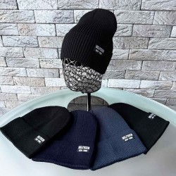 Шапка мужская 5 шт (55-57 р) вязка ML903_151069