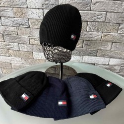 Шапка чоловіча 5 шт (норма) в'язка/фліс ML903_151073