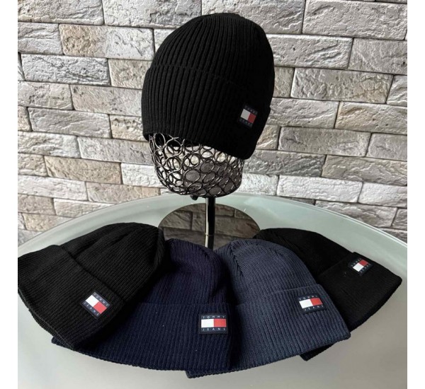 Шапка чоловіча 5 шт (норма) в'язка/фліс ML903_151073