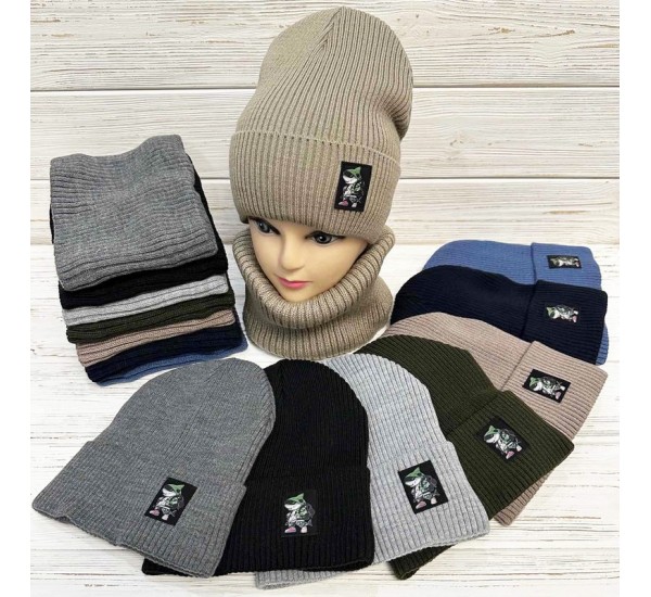 Комплект дитячий 5 шт (54-56 р) в'язка/фліс ML903_141054