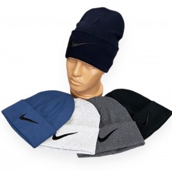 Шапка дитяча подвійна 5 шт (52-55 р) рубчик ML903_141058