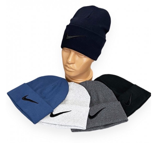 Шапка дитяча подвійна 5 шт (52-55 р) рубчик ML903_141058