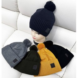 Шапка дитяча 5 шт (універсальний) в'язка/фліс ML903_141064