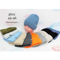 Шапка для немовлят 5 шт (44-46 р) в'язка/фліс ML903_3612