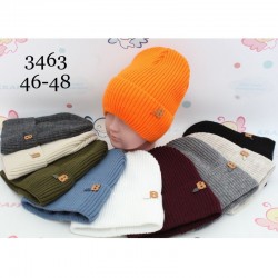 Шапка для немовлят 5 шт (46-48 р) в'язка/фліс ML903_3463