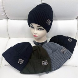 Шапка детская 5 шт (54-56 р) вязка/флис ML903_141079