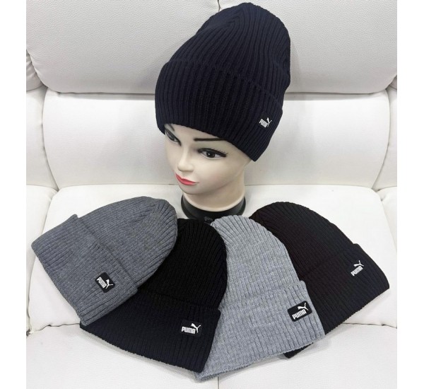 Шапка дитяча 5 шт (52-54 р) в'язка/фліс ML903_141080