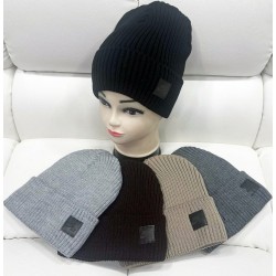 Шапка детская 5 шт (52-54 р) вязка/флис ML903_141083