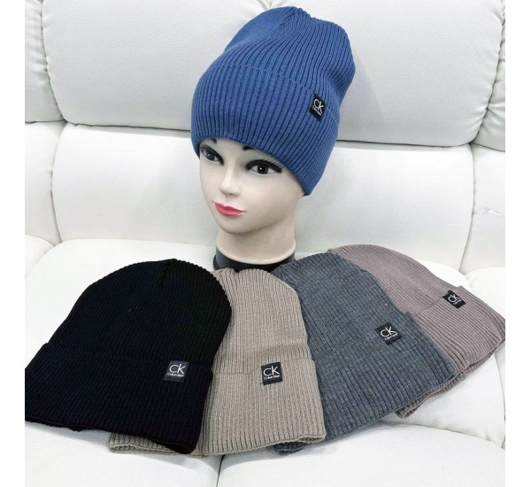 Шапка детская 5 шт (54-55 р) вязка/флис ML903_141079