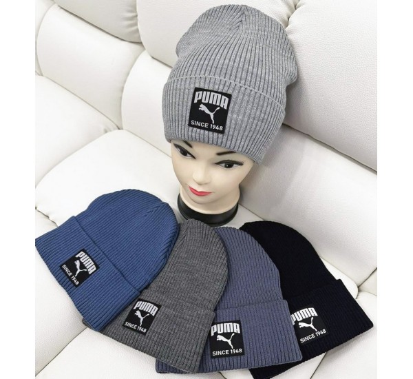 Шапка дитяча 5 шт (52-55 р) в'язка/фліс ML903_141087