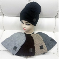 Шапка дитяча 5 шт (52-55 р) в'язка/фліс ML903_141089