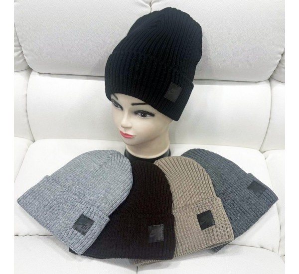 Шапка дитяча 5 шт (52-55 р) в'язка/фліс ML903_141089