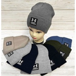 Шапка дитяча 5 шт (52-55 р) в'язка/фліс ML903_141090