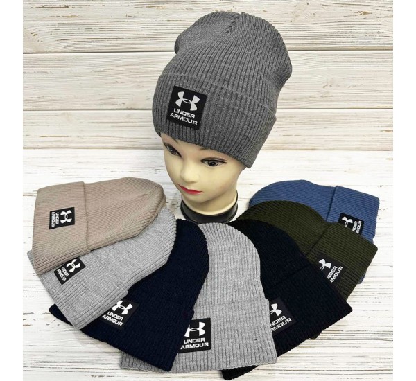 Шапка дитяча 5 шт (52-55 р) в'язка/фліс ML903_141090