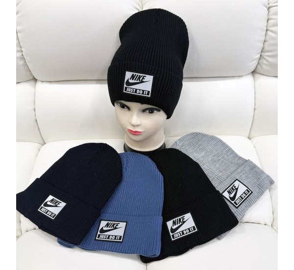 Шапка дитяча 5 шт (54-55 р) в'язка/фліс ML903_141091