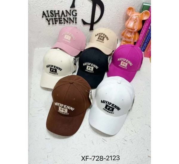 Бейсболка жіноча 5 шт (56-58 р) коттон ML903_190335