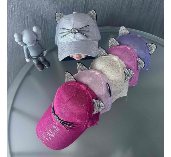 Бейсболка детская 5 шт (54 р) полиэстер ML903_190381