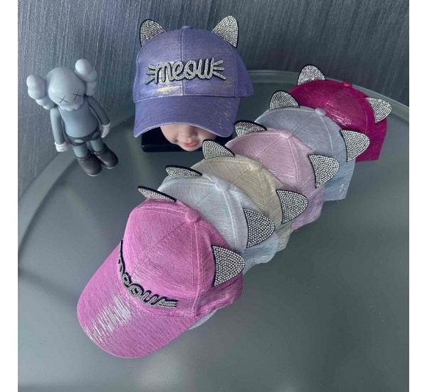 Бейсболка детская 5 шт (54 р) полиэстер ML903_190382