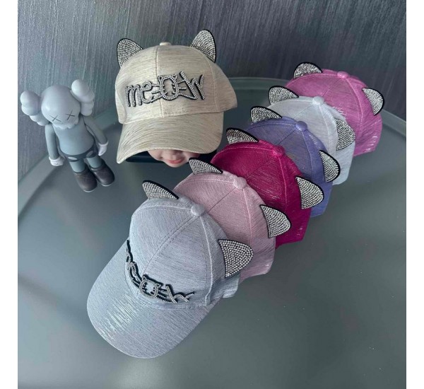 Бейсболка детская 5 шт (54 р) полиэстер ML903_190383