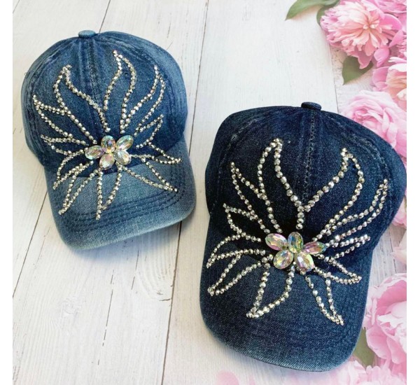 Кепка дитяча 5 шт (54 р) джинс ML903_250400