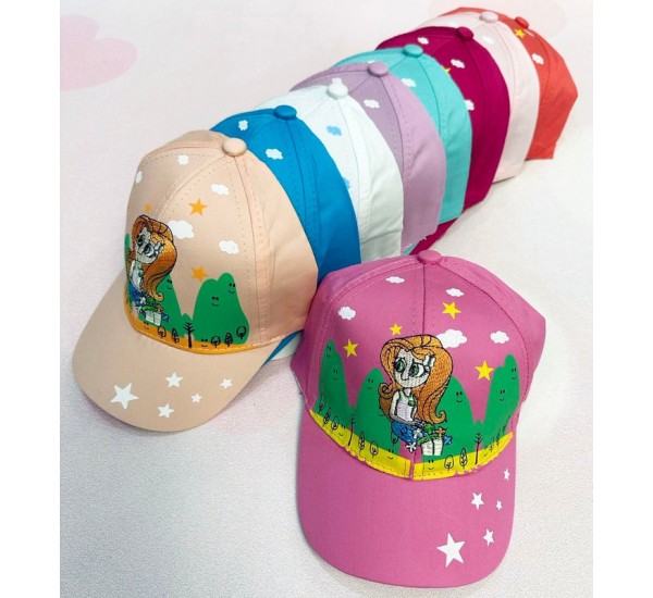 Кепка дитяча 5 шт (50-52 р) коттон ML903_240432