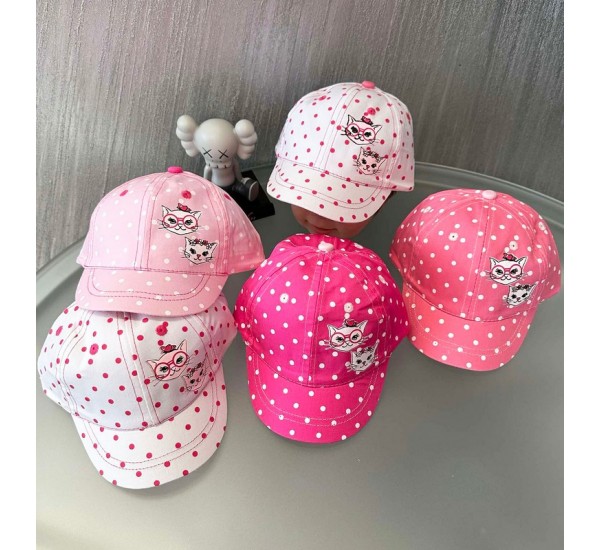 Кепка для немовлят 5 шт (44-46 р) коттон ML903_240405