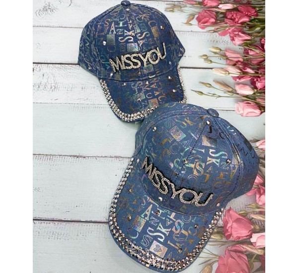 Кепка дитяча 5 шт (52-54 р) джинс ML903_240465