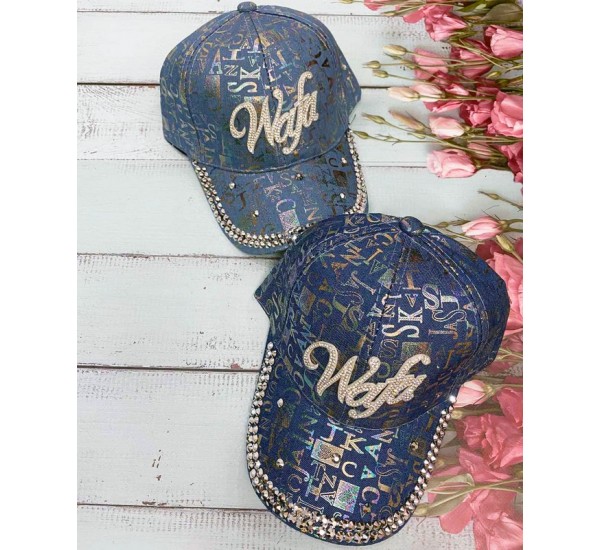 Кепка дитяча 5 шт (52-54 р) джинс ML903_240466