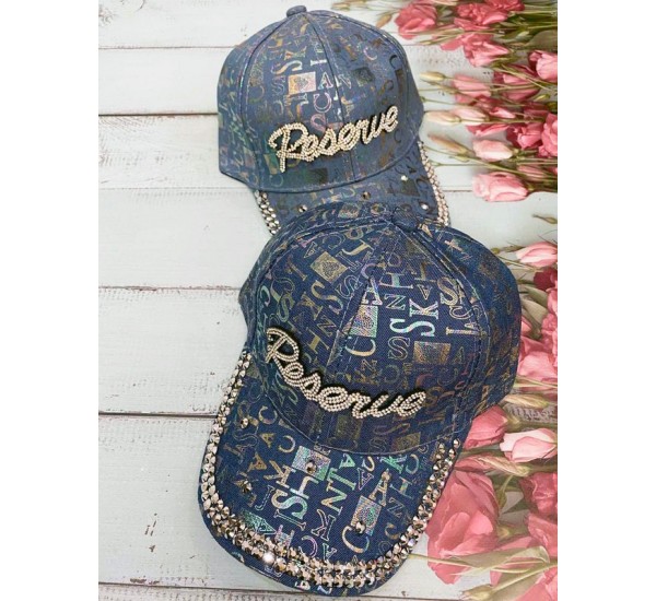 Кепка дитяча 5 шт (52-54 р) джинс ML903_240467