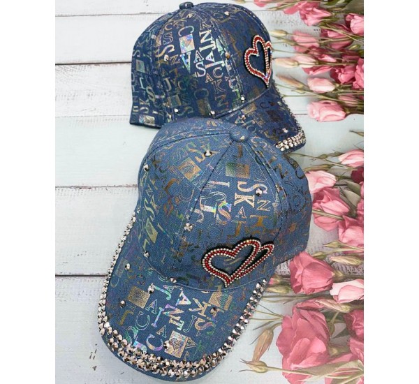 Кепка дитяча 5 шт (52-54 р) джинс ML903_240468