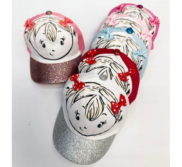 Кепка дитяча 5 шт (50 р) коттон ML903_240407