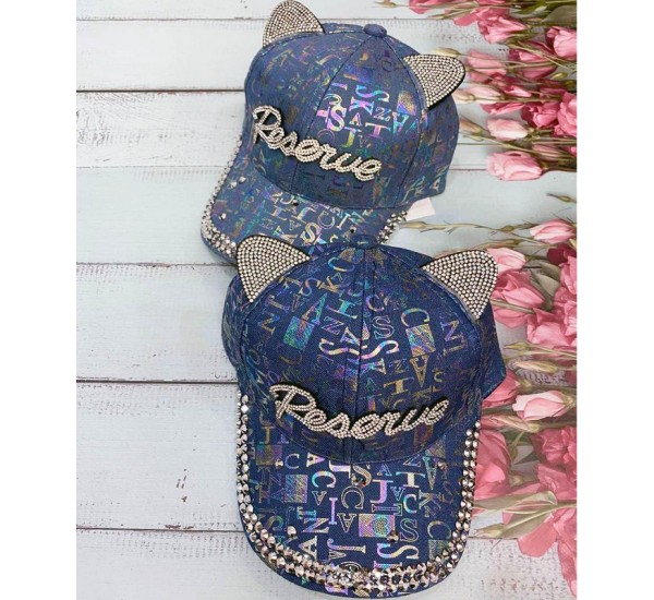 Кепка дитяча 5 шт (52-54 р) джинс ML903_240470