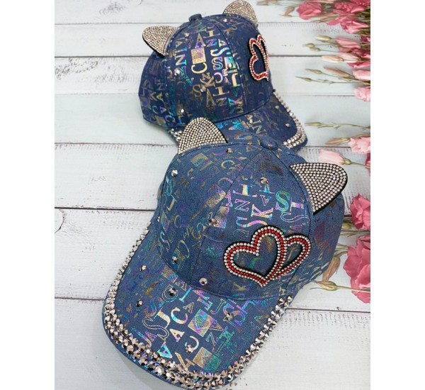 Кепка дитяча 5 шт (52-54 р) джинс ML903_240472