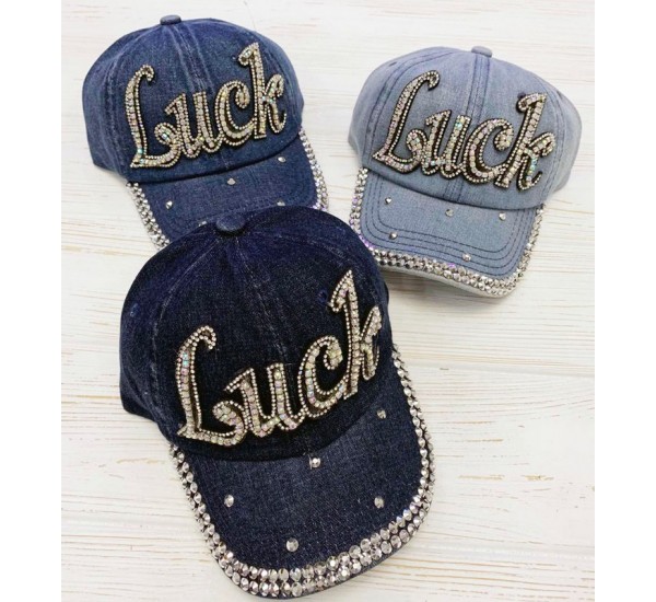 Кепка дитяча 5 шт (54 р) джинс ML903_240476