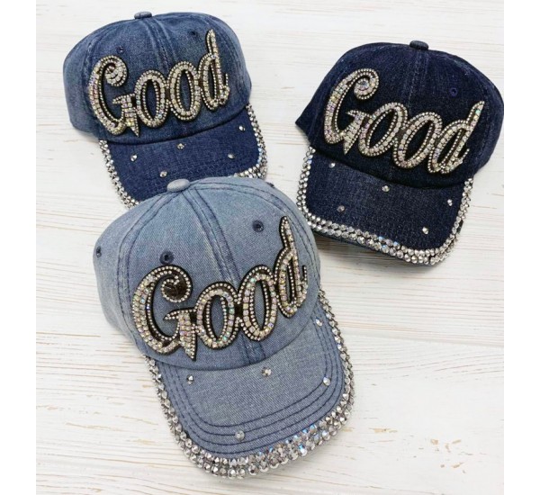 Кепка дитяча 5 шт (54 р) джинс ML903_240477