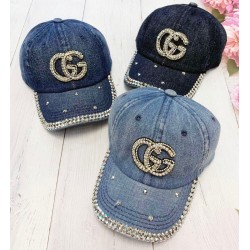 Кепка дитяча 5 шт (54 р) джинс ML903_240478