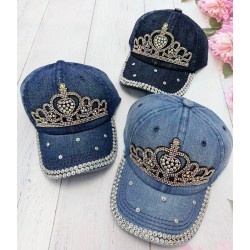 Кепка дитяча 5 шт (54 р) джинс ML903_240480