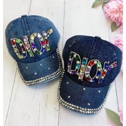 Кепка дитяча 5 шт (54 р) джинс ML903_240482