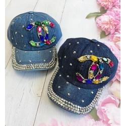 Кепка дитяча 5 шт (54 р) джинс ML903_240483