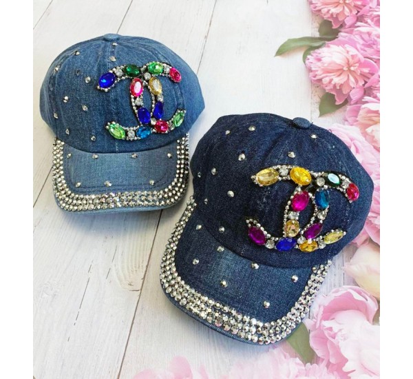 Кепка дитяча 5 шт (54 р) джинс ML903_240483