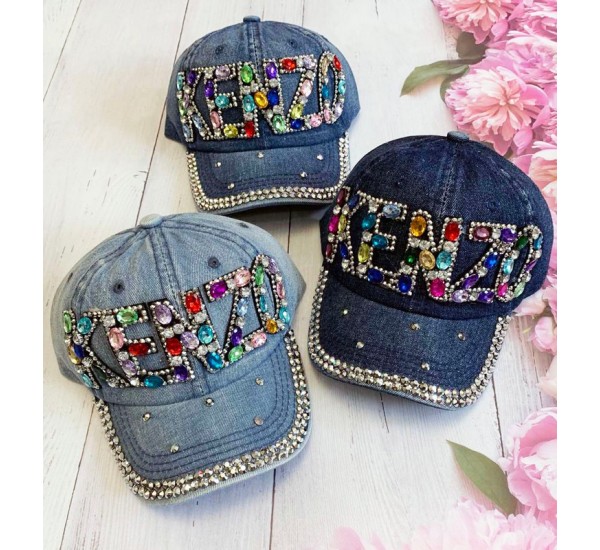 Кепка дитяча 5 шт (54 р) джинс ML903_240484