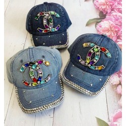 Кепка дитяча 5 шт (54 р) джинс ML903_240485