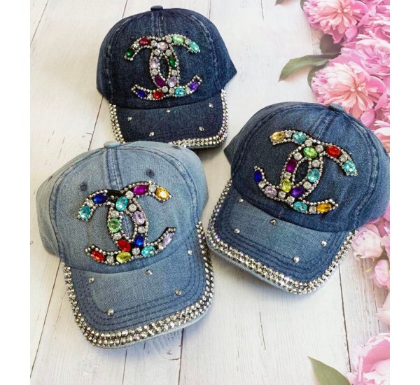 Кепка дитяча 5 шт (54 р) джинс ML903_240485