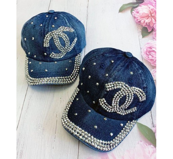 Кепка дитяча 5 шт (54 р) джинс ML903_240486