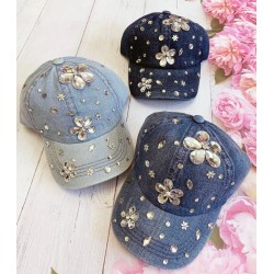 Кепка дитяча 5 шт (54 р) джинс ML903_240488