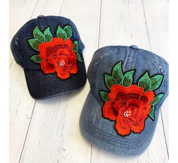 Кепка дитяча 5 шт (54 р) джинс ML903_240489