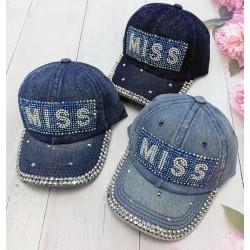 Кепка дитяча 5 шт (54 р) джинс ML903_240493