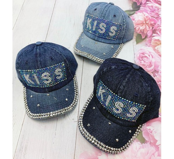 Кепка дитяча 5 шт (54 р) джинс ML903_240495