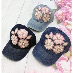 Кепка дитяча 5 шт (54 р) джинс ML903_240496